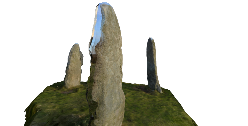 The texture on the side of one of the stones has come out badly because a wall prevented good photographs being taken from this angle.